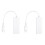 2X  USB 5 Pin 10/100 Mbps RJ45 LAN Ethernet Adapter for Tablet PC 2