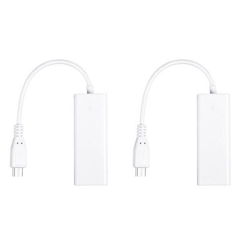 2X  USB 5 Pin 10/100 Mbps RJ45 LAN Ethernet Adapter for Tablet PC 1
