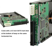 2X 7 + 15Pin 2,5 Buchse Auf 3,5 Zoll Ide Auf Ide Adapter Konverter Stecker 40 Pin Anschluss für Ata 133 100 Hdd Cd Dvd Serial