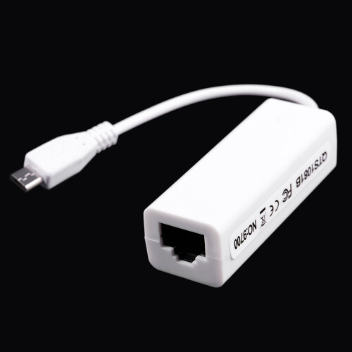 2X  USB 5 Pin 10/100 Mbps RJ45 LAN Ethernet Adapter for Tablet PC 2