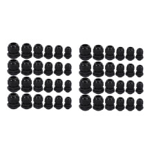 48 Stück Kunststoff Wasserdicht Einstellbar 3,5 - 13 mm Kabelverschraubungen, PG7, PG9, PG11, PG13.5, PG16, Packung mit 24 Stück