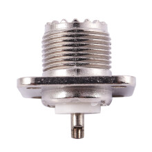 10X UHF Weiblich SO239 Platte Chassis Montage Flansch Deckel Mount Loetpokal RF Steckverbinder