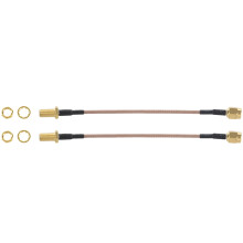 2X SMA Buchse An Stecker Koaxial Kabel Antennen Adapter 11cm