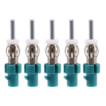 5X Car Stereo Antenna Adapter FM AM Radio Connector - Fakra to DIN Antenna Plug Converter for Car Receiver