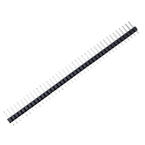 SODIAL(R) 10 Pcs 1x40 Broche 2.54mm Emplacement droite simple rangee BPC Broches 1