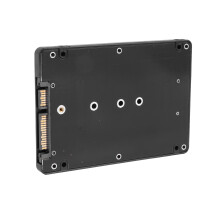 10X M.2 NGFF () SSD to 2.5 Inch Adapter Card 8mm Thickness Enclosure