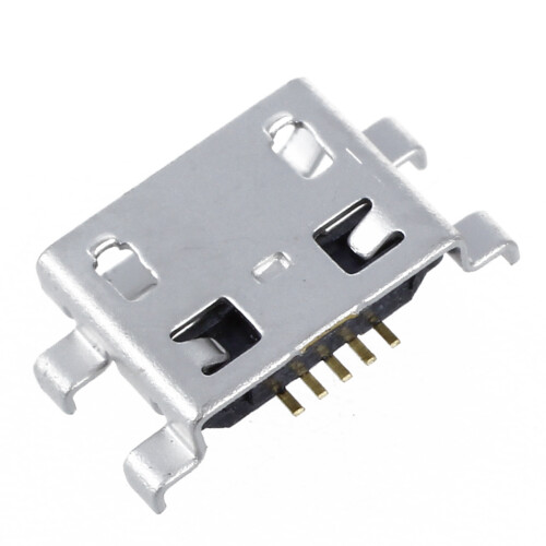 20 X Type B Female Silver  USB 5 Pin Socket Charger Mount Receptacle Connector 1