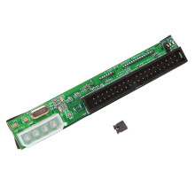 7 + 15Pin 2.5 Hembra a 3,5 Pulgadas Ide a Ide Adaptador Convertidor Macho 40 Pin Puerto para Ata 133 100 Hdd Cd DVD Serie