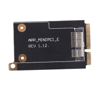 Convertidor Adaptador PCI-E Express Tarjeta PCI-E de 52 Pines para Broadcom BCM94360CD BCM943602CS BCM94360CS2 BCM94331CD BCM943224P