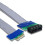 Cavo di Prolunga per Scheda Riser PCI Express Adattatore per Cavo di Prolunga per Convertitore Scheda Riser PCIE da 1X A 1X 3