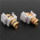 Banaan Jack Binding Post  Jack Insert met Zwarte &  Ringen, Schroef Type Audio Speaker , 2 Paar/4 Pack 4