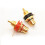 4Pair/8Pcs Gold Plated RCA Jack Connector Panel Mount Chassis Audio Socket Plug Bulkhead with NUT Solder CUP 4