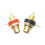 4Pair/8Pcs Gold Plated RCA Jack Connector Panel Mount Chassis Audio Socket Plug Bulkhead with NUT Solder CUP 7