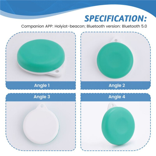 Beacon Tag with Accelerometer Sensor BLE 5.0 Low Power Consumption Waterproof Ibeacon Tag 2