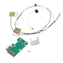 PCI Express to  PCI Express Card Adapter Wireless Network Ethernet LAN  PCI-E Riser PC to Laptop Network Card