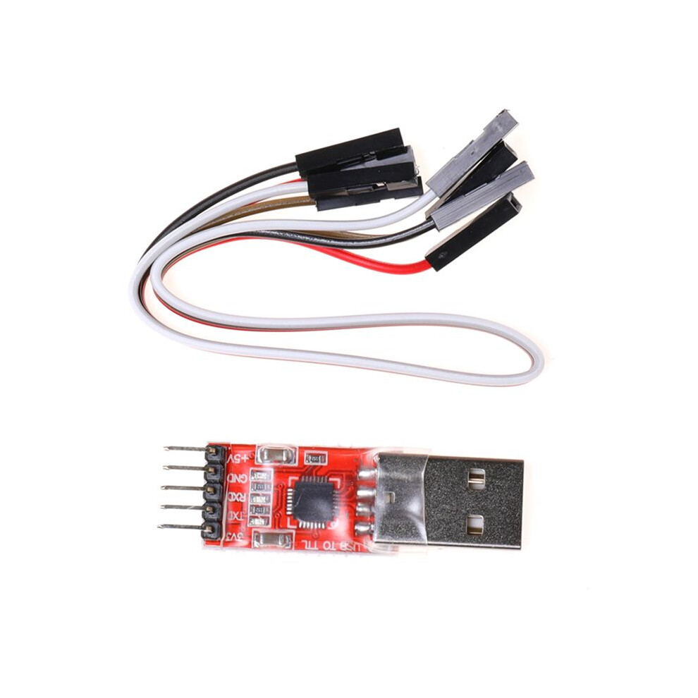 Photos - Cable (video, audio, USB) CP2102 Module USB to TTL Serial UART STC Download Cable Super Brush Upgrade A Type USB Micro-USB 5Pin