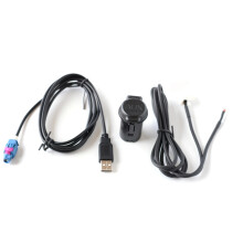 Biurlink RD43 RD45 Stereo USB AUX Audio Cable Adapter for 307 407 308 408 508 3008 C4