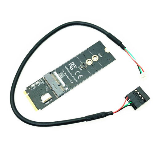 M.2 KEY-M to KEY A-E/E Adapter Riser Card for M.2 NGFF PCIE Protocol Wireless Network Card Module 2
