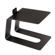 Metal Desktop Speaker Stand Anti-Vibration Tabletop Holder Bracket In-Cline Design for Better Audio Experience