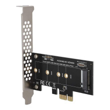 M.2 PCIe Adapter, M.2 to PCI E3.0 X1 Expansion Card,M2 SSD NGFF NVME(M Key) to PCIe 3.0 x 1 for Desktop PCI Express Slot