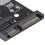 M.2 para  Adapter M2 para  Adapter M.2 para  Adapter M.2 NGFF Converter 2.5 Polegadas SATA3 Card B Key para 2230-2280 M2 5
