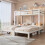 Triple Sleeper Bunk Bed with Ladder 90x190cm 2