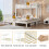 Triple Sleeper Bunk Bed with Ladder 90x190cm 8