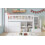 Wooden Single Storage Bed w/Colourful LED 90x190cm 10