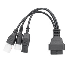 FüR 3Pin/4Pin 6Pin Motorrad OBD Diagnose Canbus Stecker Kabel OBD2 3 In1 Stecker Kabel Adapter