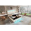 Velvet/Iron LED Hydraulic Double Bed 135x190cm 10