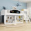 White Wooden Storage Bed w/Blackboard 90x190cm 6