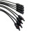 Y Type 4 to 1 Adapter Solar Panel Cable Wire Connectors Adapter Photovoltaic Panel Convergence Cable 4