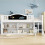 White Wooden Storage Bed w/Blackboard 90x190cm 5