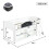 White Wooden Storage Bed w/Blackboard 90x190cm 7