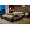 Grey Double Bed with Charging Port & Lighting 135x190cm 10