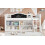 White Wooden Storage Bed w/Blackboard 90x190cm 10