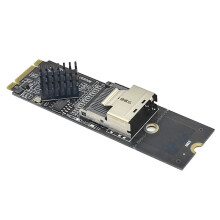 M.2 NVME para SFF-8087 Placa de ExpansãO SATA3.0 -SAS/ Placa Adaptadora de Disco RíGido 36PIN