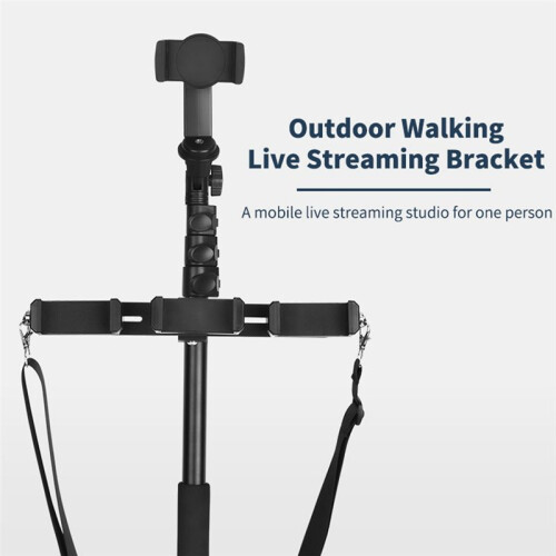 Selfie Stick Walking Broadcasting Mobile Phone Holder Multifunctional Portable Mobile Broadcasting Bracket