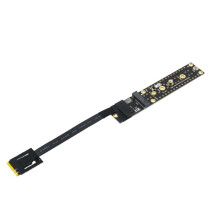Add--Karte NGFF M.2 Key AE Stecker auf Key M Buchse Board-Adapter mit Kabel M2 KEY AE auf NVME für 2230 2242 2260 2280