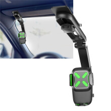 Handyhalterung FüRs Auto, Handyhalterung für Sonnenblende, Drehbare und Einziehbare Handy-Autohalterungen