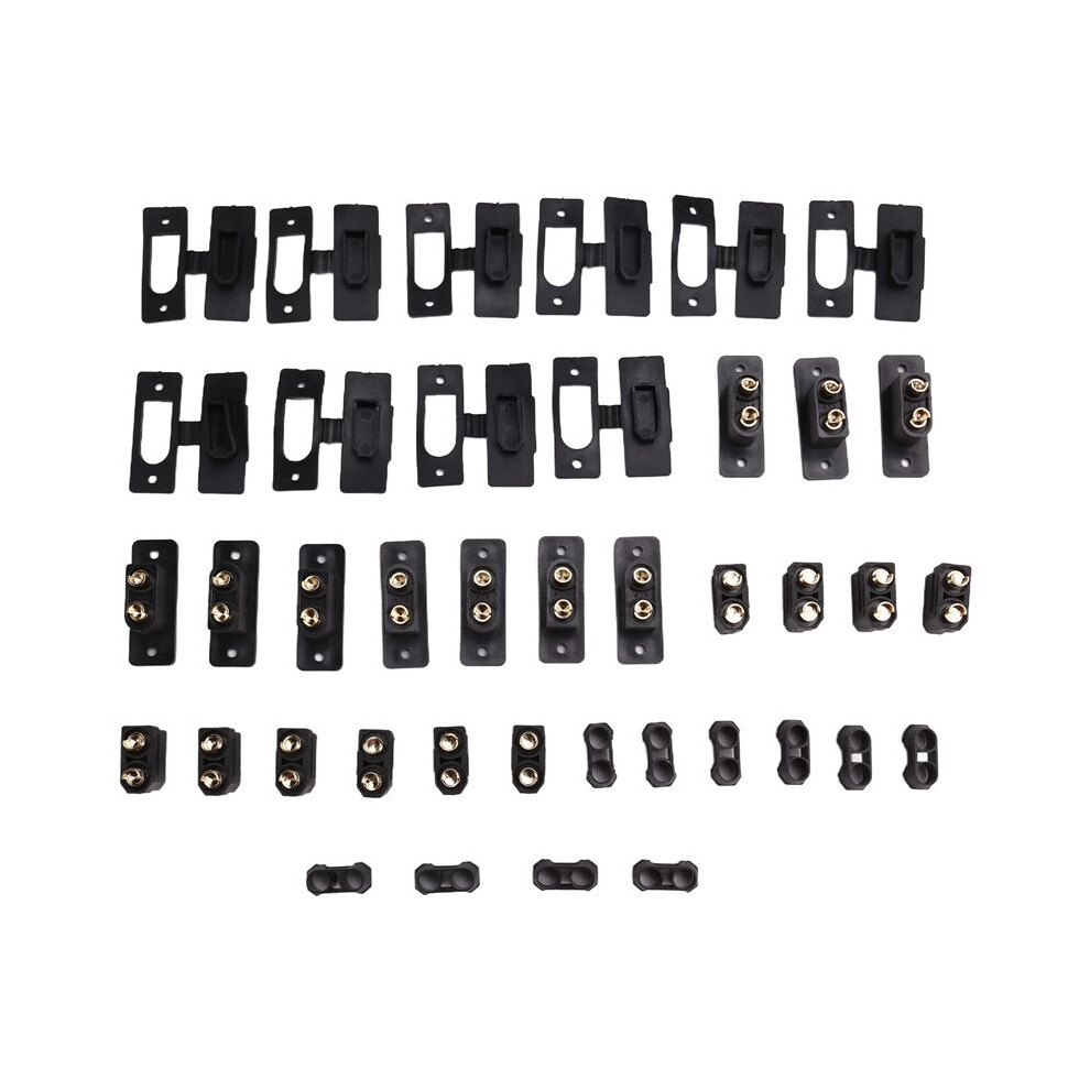 Xt90e-M Male Battery Connector, -Plated Mountable Xt90 Plug, Xt90h-F Mountable Connector Socket Gold Exogio