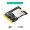 New Version Micro- Card, TF SDHC SDXC to NGFF Key A-E Adapter 6