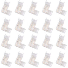 LED Light Strip Connector Right Angle Connector Cob RGB Light Strip 90 Degree L Shape 5mm