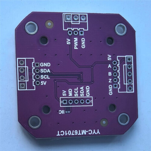 MT6701 YYC-MT6701CT Magnetic Induction Angle Measurement Sensor Module 14bit High Precision Can Perfectly Replace AS5600 2