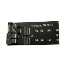 2 Port SFF-8643 U.2 to NVMe M.2 NGFF SSD Convert Card Adapter SFF-8643 U.2 to Dual M-Key NVME M2 NGFF SSD Adapter