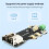 For Raspberry Pi 5/4B Micro--Compatible to HD Adapter Board Support Dual 4K Outputs Expansion Board 8