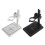 Microscope Stand with Scale Adjustable Stand Holder Bracket Large Base Microscope Endoscope Holder Stand Black 2