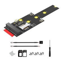 M.2 Key M auf PCIE Adapter mit SIM-Kartensteckplatz Unterstützt WiFi WWAN LTE 3G/4G/5G Netzwerkmodule für Desktop