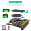 För Raspberry Pi 5 M.2 NVME Till PCIe Adapter Stöder M2 2230 2242 M Key NVME SSD med Cooler Automatic Discoloration LED 8