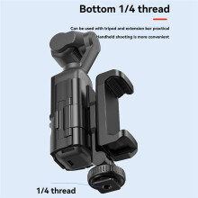 Adattatore per Staffa di Espansione per Osmo Pocket 3 Supporto per Telefono Telaio di Protezione per Teleprompter Supporto per Treppiede per